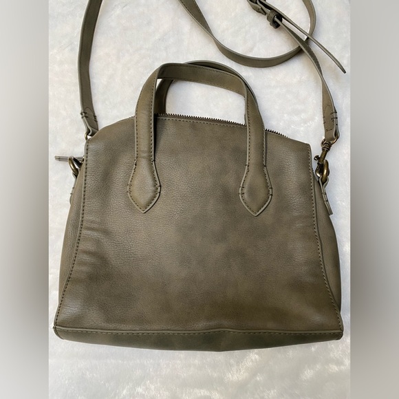 Universal Thread Elegant Olive Green Embroidered Handbag - Picture 7 of 8